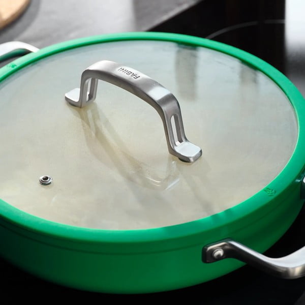 Panna ar vāku/ar keramikas pārklājumu ø 28 cm tegame Meda 3.0 – FABINI-image-2