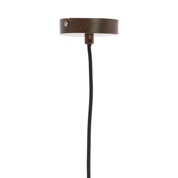 Balta piekaramā lampa ar auduma abažūru ø 10 cm Bibury – Light & Living-image-2