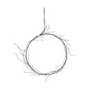 Melns gaismas dekors ar Ziemassvētku motīvu ø 24 cm Nike – Star Trading