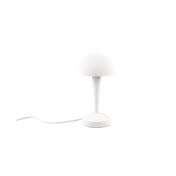 Balta LED galda lampa (augstums 26 cm) Canaria – Trio