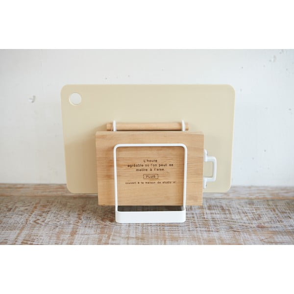 Balts griešanas dēļa statīvs YAMAZAKI Tosca-image-2