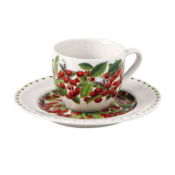 4 porcelāna tasīšu un apakštasīšu komplekts Brandani Le Primizie-image-4