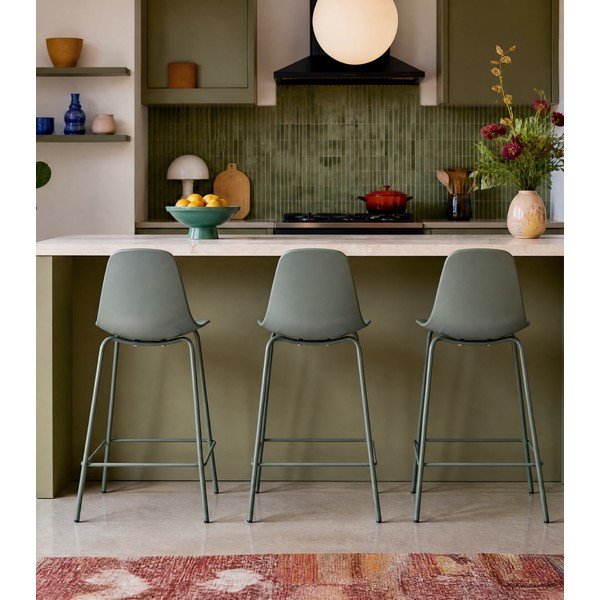 Haki plastmasas bāra krēsls (sēdekļa augstums 67,5 cm) Whitby – Unique Furniture-image-3