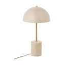Bēša galda lampa ar metāla abažūru (augstums 45 cm) Sheffield – House Nordic
