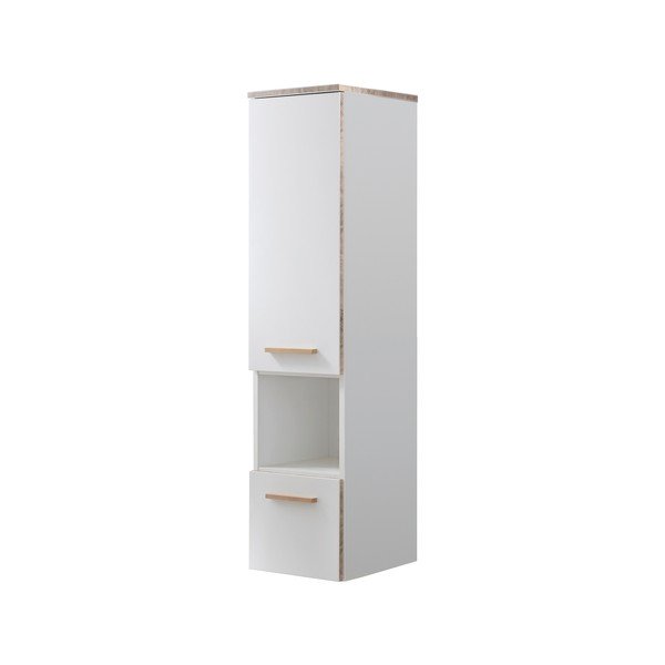 Balts augsts piekaramais vannas istabas skapītis 30x123 cm Set 931 - Pelipal-image-2