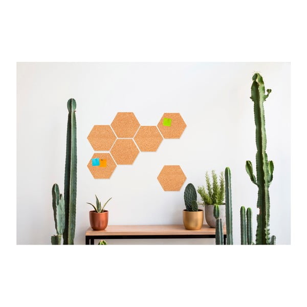 Korķa dekoratīvais sienas dēlis Really Nice Things Geometric-image-2