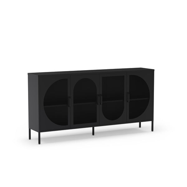 Melna kumode 160x90 cm Tayra – Marckeric-image-2