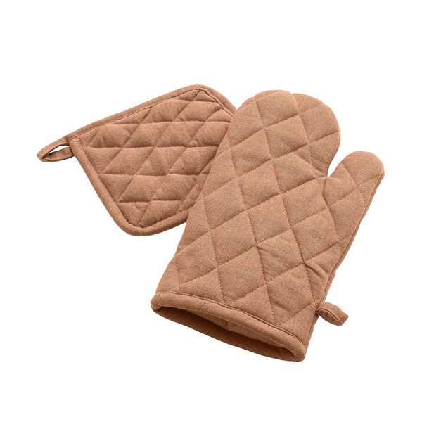 Virtuves cimda un katla paliktņa komplekts (2 gab.) Gourmet – douceur d'intérieur