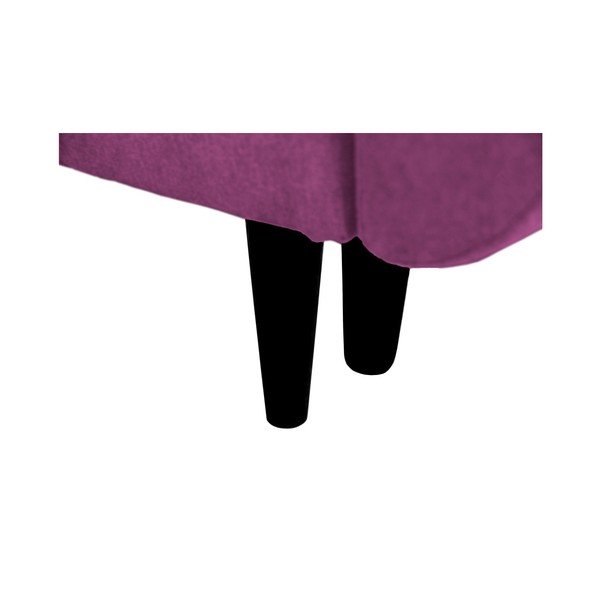 Violets trīsvietīgs izlaižams dīvāns ar melnām kājām Mazzini Sofas Jasmin-image-4