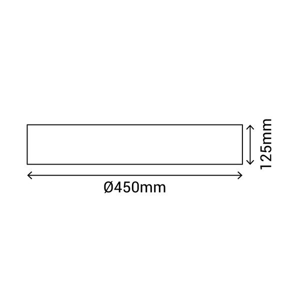 Krēmkrāsas LED griestu lampa ø 45 cm – SULION-image-3