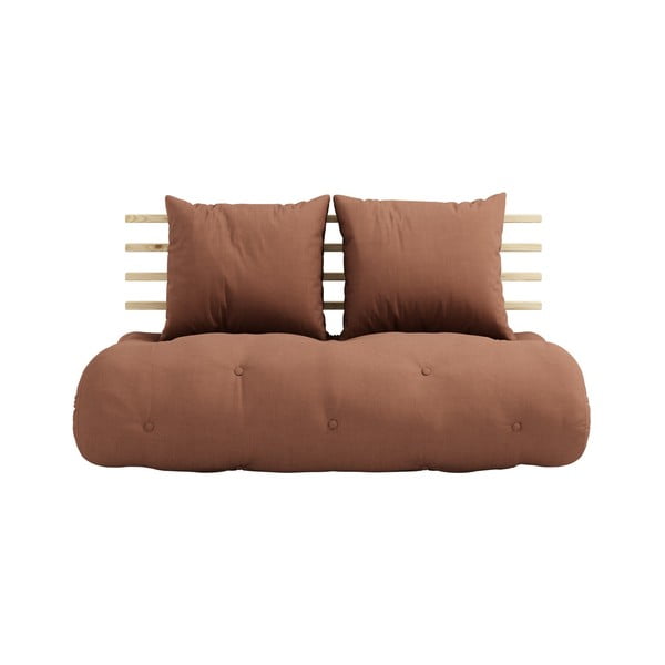 Izvelkamais dīvāns Karup Design Shin Sano Natural Clear/Clay Brown