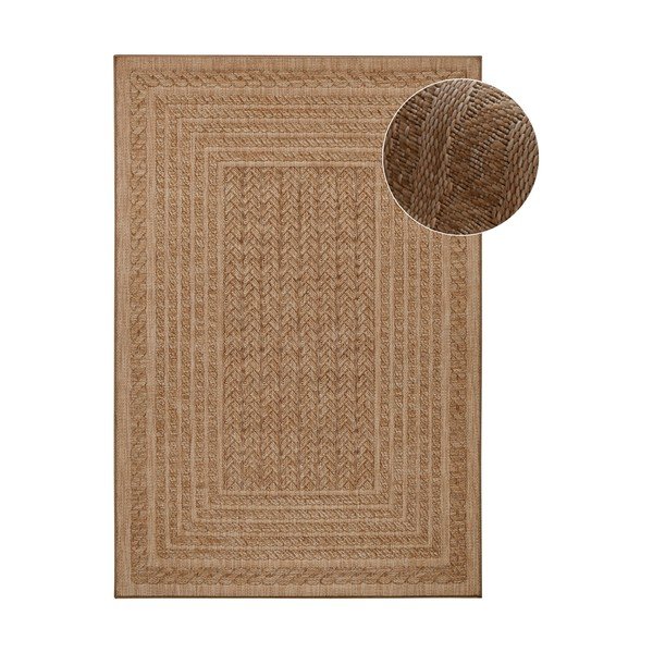 Brūns iekštelpu un āra paklājs 200x290 cm Limonero – Hanse Home