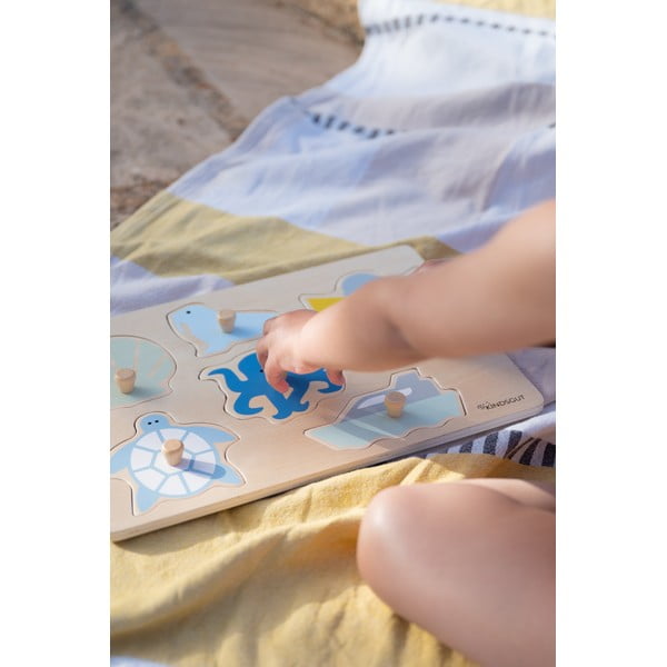 Koka reljefa puzle (gabalu skaits 6) Ocean – Kindsgut-image-1