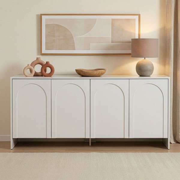 Balta kumode 180x80x45 cm Arlen  – Kalune Design-image-1