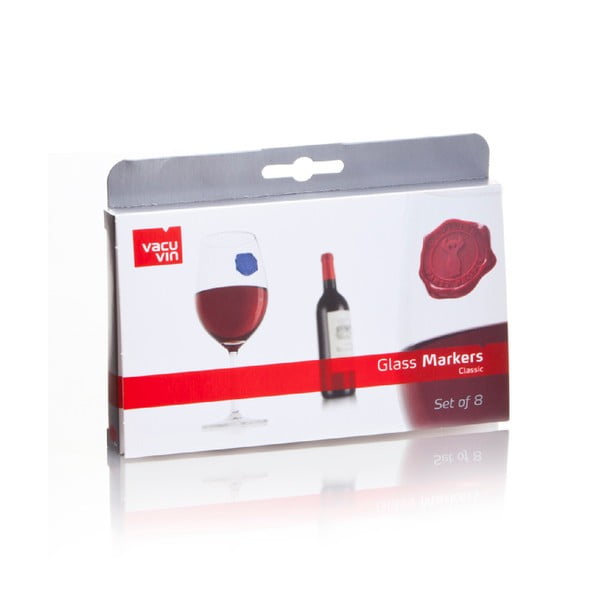 8 vīna glāžu uzlīmju komplekts Vacu Vin-image-2