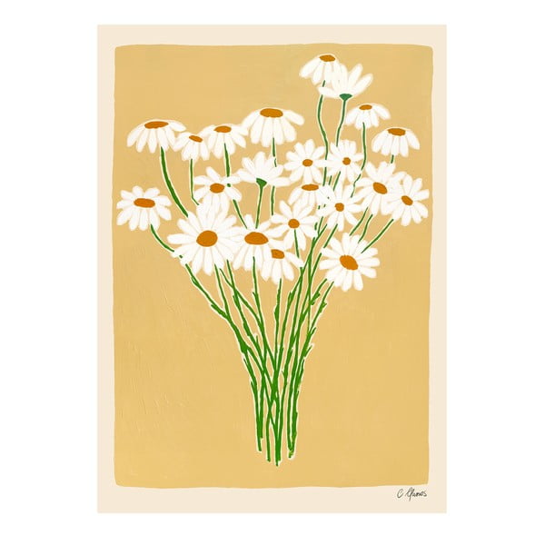 Plakāts 30x40 cm Daisies – Carla Llanos – The Poster Club