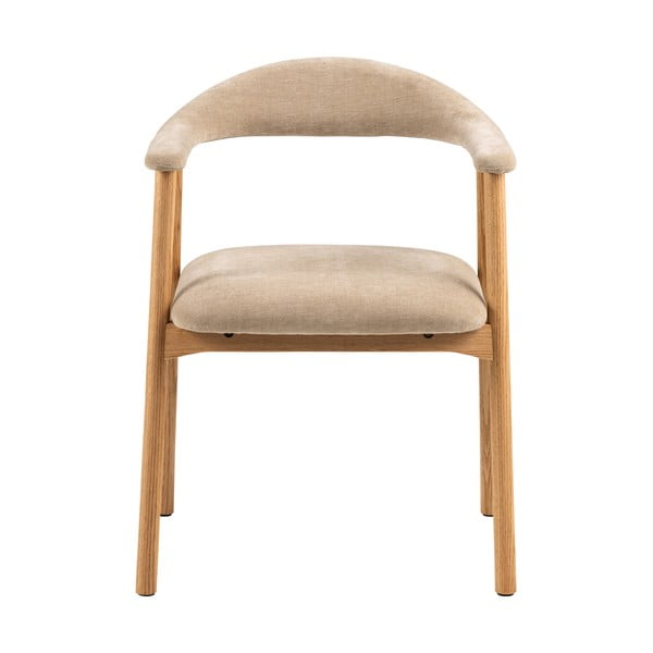 Bēšs/dabīga toņa pusdienu krēsls Addi – Actona-image-4