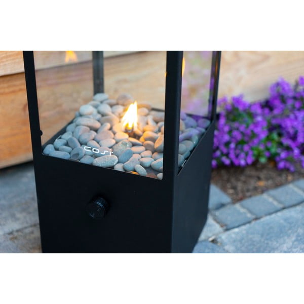 Melna gāzes lampa Cosi Dome, augstums 45 cm-image-4