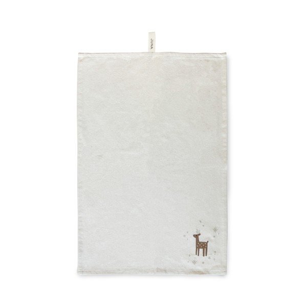Trauku dvielis ar Ziemassvētku motīvu no kokvilnas maisījuma 50x70 cm Christmas Fable – JUNA