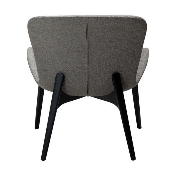 Pelēks atpūtas krēsls no buklē auduma Paragon – DAN-FORM Denmark-image-4