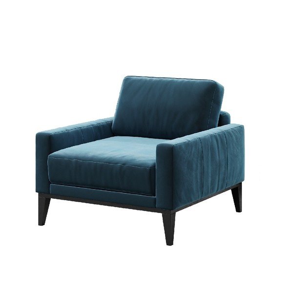 Zils samta atpūtas krēsls MESONICA Musso-image-2