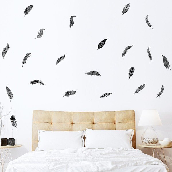 21 Ambiance Boho Feathers uzlīmju komplekts-image-1