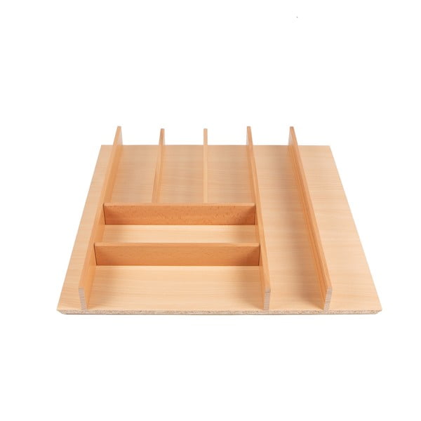 Dabīga toņa galda piederumu organizators 48 x 47 cm Wood Line – Elletipi