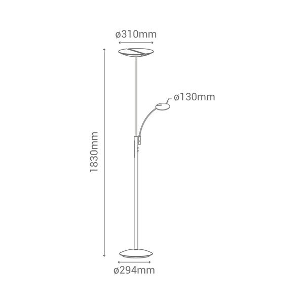 Stāvlampa SULION Kahoy, augstums 183 cm-image-2