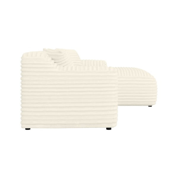 Krēmkrāsas velveta stūra dīvāns (ar labo stūri/ar zvilni) Martin – Ropez-image-3