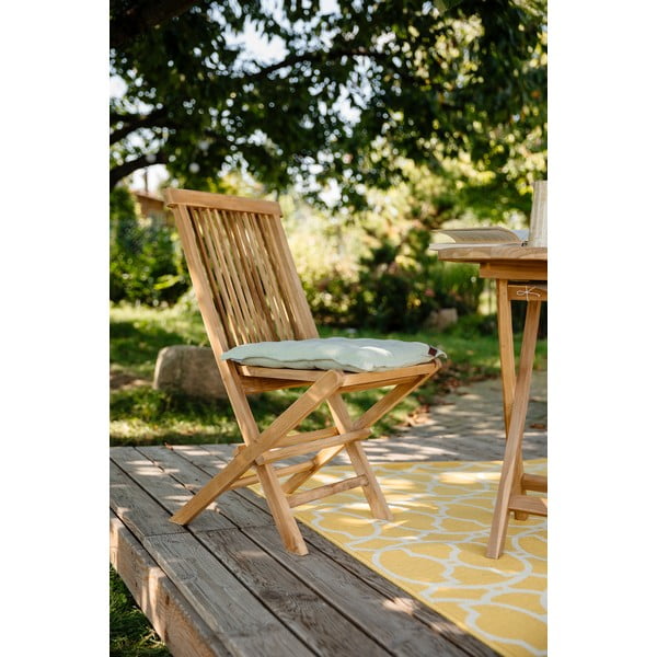 Dabīga toņa masīvkoka dārza krēsli (2 gab.) Toledo – House Nordic-image-1