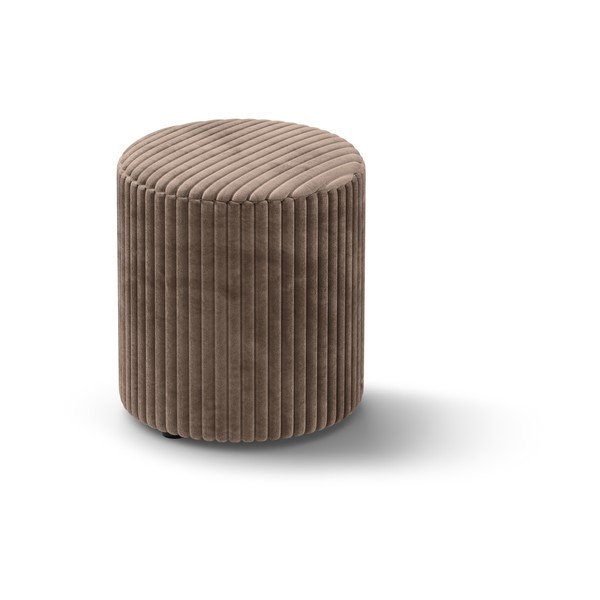 Brūns velveta pufs Dia – Micadoni 