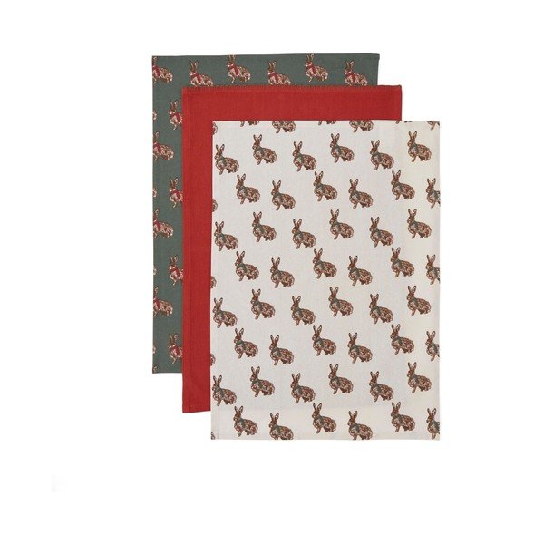 Trauku dvieļi (3 gab.) 45x65 cm Heritage Hare – Cooksmart ®-image-1