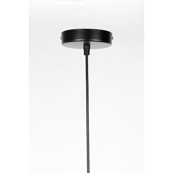 Melna griestu lampa White Label Lena, ø 37 cm-image-2