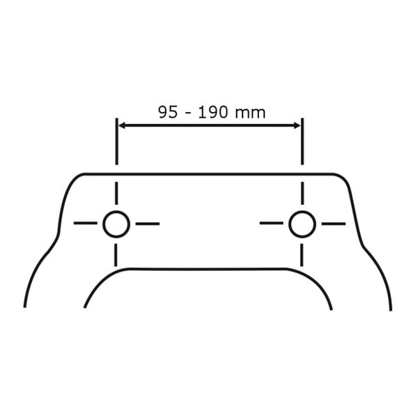 Melns tualetes poda sēdeklis ar vieglu aizvēršanu Wenko Kos, 44 x 37 cm-image-2