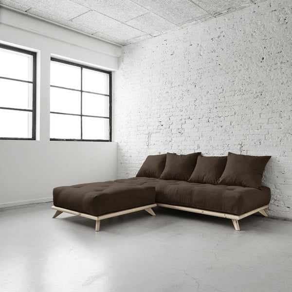 Dīvāns Senza Natural/Choco Brown-image-2