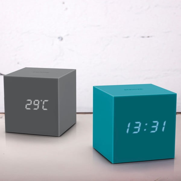 Zils LED modinātājs Gingko Gravity Cube-image-1