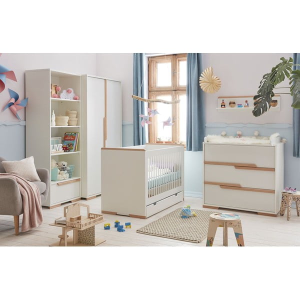 Balta bērnu kumode ar 3 atvilktnēm Pinio Snap-image-4