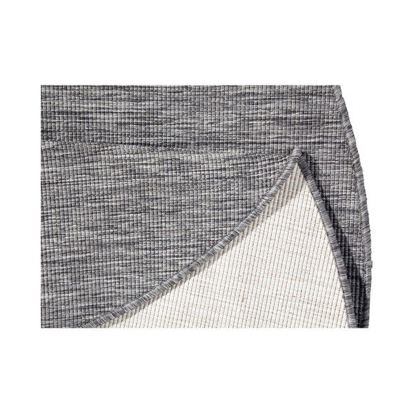 Pelēks āra paklājs NORTHRUGS Miami, ø 140 cm-image-3