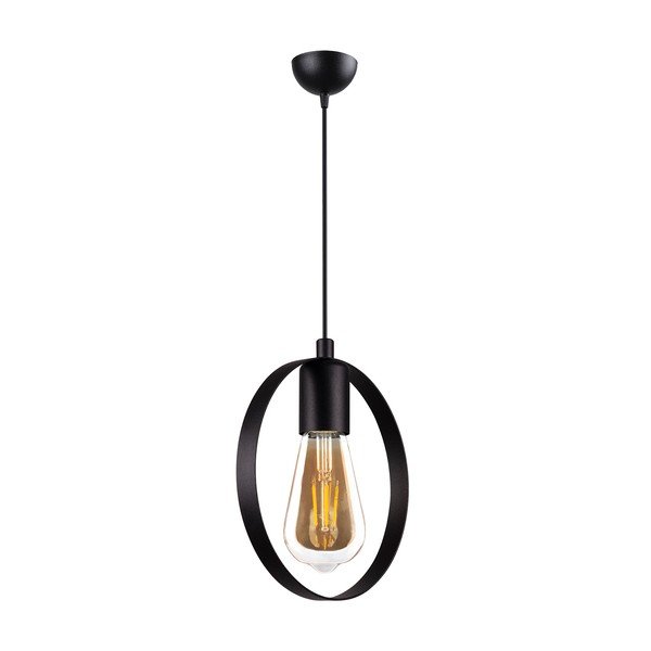 Melna piekarama lampa Squid Lighting Circle, augstums 113 cm-image-2