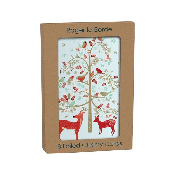 Apsveikumu kartītes (8 gab.) ar Ziemassvētku motīvu Christmas  – Roger la Borde-image-1