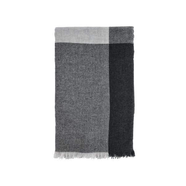 Pelēks vilnas pleds 130x200 cm Merino – Södahl-image-2