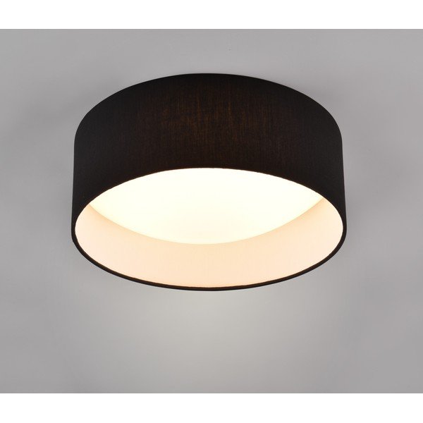 Melna LED griestu lampa ø 30 cm Locarno – Reality-image-1