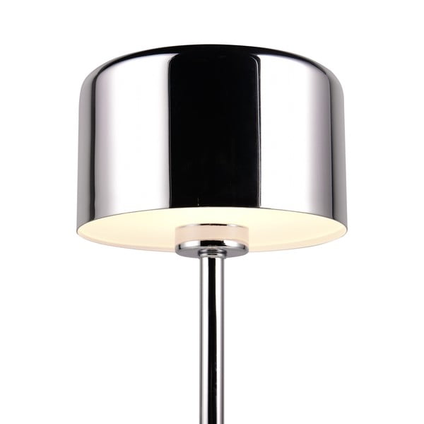 Spīdīgas sudraba krāsas LED galda lampa ar regulējamu spilgtumu (augstums 30 cm) Jeff – Reality-image-1