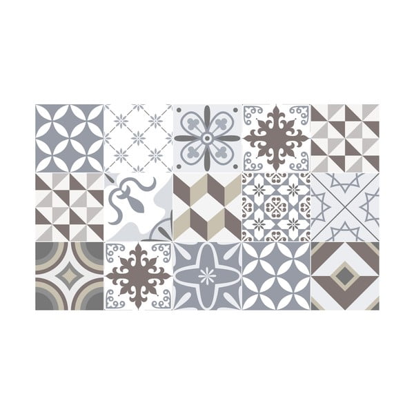 Ūdensizturīga grīdas uzlīme Ambiance Brown Style, 100 x 60 cm-image-2