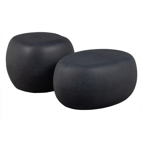 Antracīta pelēks apaļš žurnālgaldiņš ø 50 cm Pebble – vtwonen-image-2