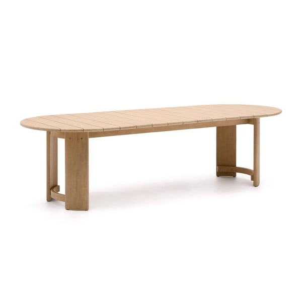 Eikalipta masīvkoka ēdamgalds 110x280 cm Xoriguer – Kave Home