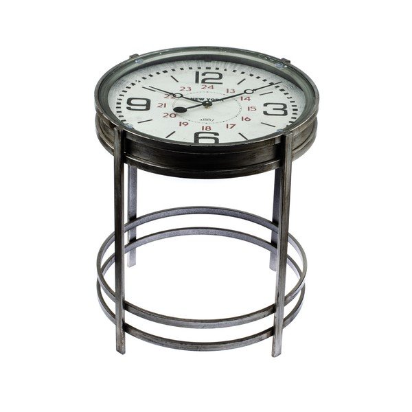 Dakls Rustico metāla pulksteņa galds, ⌀ 42,4 cm