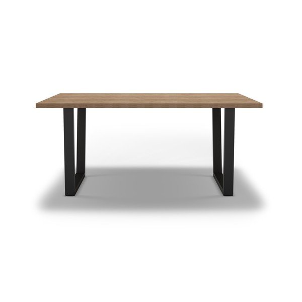 Ēdamgalds ar ozolkoka imitācijas galda virsmu 100x180 cm Francesca – Marckeric-image-2