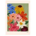 Plakāts 50x70 cm Flowers on Sage Green – Carla Llanos – The Poster Club