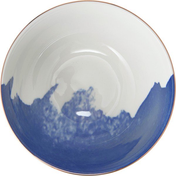2 zili baltu porcelāna trauku komplekts Westwing Collection Rosie, ø 15 cm-image-1